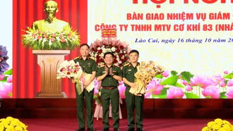 Công ty TNHH MTV Cơ khí 83 tổ chức Hội nghị bàn giao nhiệm vụ giám đốc