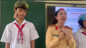 Đa dạng hình thức giáo dục pháp luật giao thông cho lứa tuổi học sinh