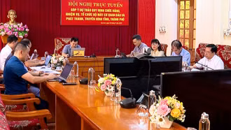 Hội nghị trực tuyến góp ý Dự thảo Quy định chức năng, nhiệm vụ, tổ chức bộ máy cơ quan báo và phát thanh, truyền hình