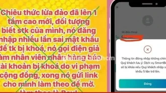 Thực hư chiêu lừa đảo 'đăng nhập sai mật khẩu tài khoản ngân hàng'