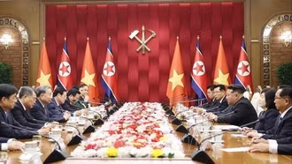 Tổng Bí thư Tô Lâm hội đàm với Tổng Bí thư, Chủ tịch Quốc vụ Triều Tiên Kim Jong Un