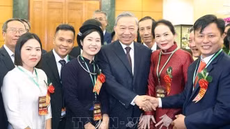 Tổng Bí thư Tô Lâm gặp mặt đại biểu Nông dân Việt Nam xuất sắc, Nhà khoa học của nhà nông năm 2025