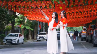 Lào Cai rực rỡ cờ bay mừng ngày Quốc khánh 2/9