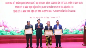 Tổng kết thực hiện Nghị quyết Đại hội Đảng bộ thị xã Sa Pa nhiệm kỳ 2020 - 2025