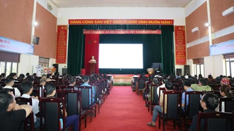 Xã Khánh Yên tập huấn công tác bầu cử cho 350 đại biểu