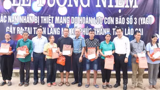 Lễ tưởng niệm các nạn nhân bị thiệt mạng do hoàn lưu bão số 3