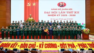 Lãnh đạo Đảng, Nhà nước dự, chỉ đạo phiên bế mạc Đại hội đại biểu Đảng bộ Quân đội lần thứ XII