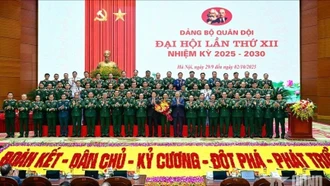 Lãnh đạo Đảng, Nhà nước dự, chỉ đạo phiên bế mạc Đại hội đại biểu Đảng bộ Quân đội lần thứ XII