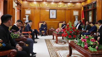 Phó Bí thư Thường trực Tỉnh ủy Hoàng Giang thăm và làm việc với Đảng ủy xã Mù Cang Chải