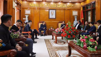 Phó Bí thư Thường trực Tỉnh ủy Hoàng Giang thăm và làm việc với Đảng ủy xã Mù Cang Chải