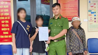 Lào Cai: Giúp 2 học sinh trở về nhà an toàn sau gần 2 tháng đi làm thuê