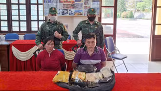 Bộ đội Biên phòng Lào Cai: Bắt 2 đối tượng vận chuyển gần 3 kg ma túy