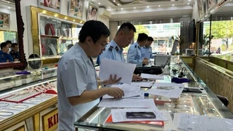 Ngày 9/9/2025 thanh tra việc chấp hành pháp luật của các doanh nghiệp kinh doanh vàng