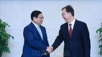 Thủ tướng Phạm Minh Chính tiếp Bí thư Tỉnh ủy Vân Nam, Trung Quốc