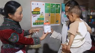 'Bột đổi bột' cho trẻ em vùng cao Lào Cai