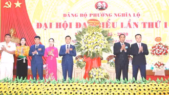 Phấn đấu đưa phường Nghĩa Lộ trở thành đô thị văn minh, trục động lực phía Tây của tỉnh