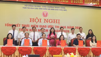 Cụm thi đua 7 tỉnh miền núi biên giới phía Bắc triển khai nhiệm vụ năm 2026