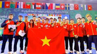 Wushu Việt Nam giành 7 huy chương tại giải thế giới