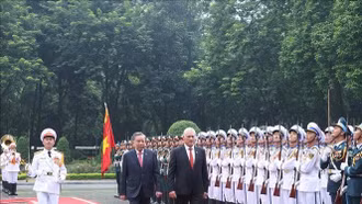 Lễ đón chính thức Bí thư thứ Nhất Đảng Cộng sản Cuba, Chủ tịch nước Cộng hòa Cuba