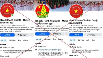 Cảnh báo lừa đảo qua các trang Facebook 'duyệt binh nhí mừng Quốc khánh'