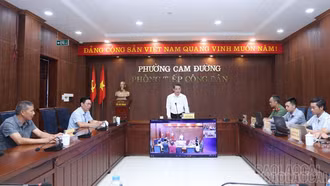 UBND phường Cam Đường tiếp công dân trực tuyến với điểm cầu Ban Tiếp công dân Trung ương