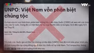 Lại mượn danh vấn đề nhân quyền để thông tin, đánh giá sai lệch