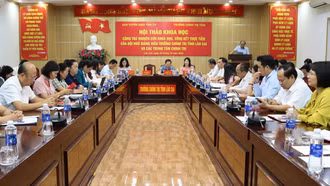 Tổ chức hội thảo về công tác nghiên cứu khoa học 