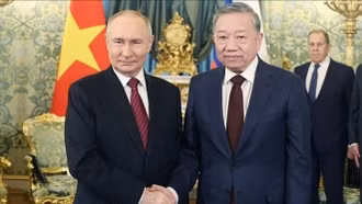 Tổng Bí thư Tô Lâm hội đàm với Tổng thống Nga Vladimir Putin