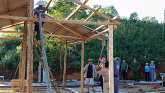 Xã Bát Xát vận động 1 hộ dân tháo dỡ công trình xây dựng không đúng quy định