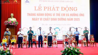 Phát động Tháng hành động vì trẻ em và hưởng ứng Ngày vi chất dinh dưỡng 