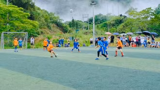 Thị trấn Mường Khương đoạt Cúp tại Giải Bóng đá nhi đồng huyện năm 2024