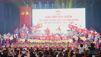 Khai mạc trọng thể Đại hội đại biểu MTTQ tỉnh Lào Cai lần thứ I