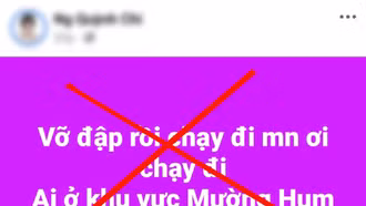 Lào Cai: Khuyến cáo đăng tải thông tin về công tác phòng, chống, khắc phục bão số 3 lên mạng xã hội