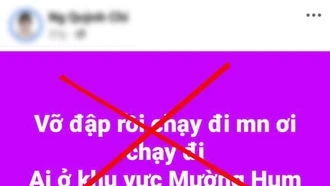 Lào Cai: Khuyến cáo đăng tải thông tin về công tác phòng, chống, khắc phục bão số 3 lên mạng xã hội