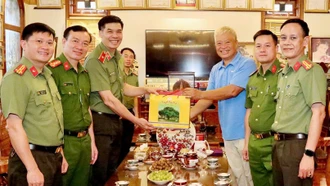 Công an tỉnh tri ân các thế hệ lãnh đạo nhân kỷ niệm 80 năm Ngày truyền thống Công an nhân dân Việt Nam (19/8/1945 - 19/8/2025)