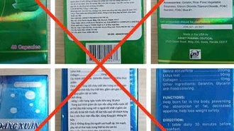 Bộ Y tế yêu cầu tháo gỡ quảng cáo trên sàn giao dịch điện tử 2 thực phẩm bảo vệ sức khoẻ chứa chất cấm sibutramine