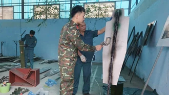 Lực lượng vũ trang phường Lào Cai sẵn sàng cho mùa huấn luyện mới 