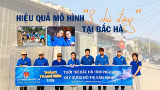 Hiệu quả mô hình “3 chủ động” tại Bắc Hà