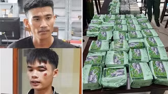 Lái ô tô chở 2 bao tải heroin, bố trí "dơi đêm" đi xe máy thám thính