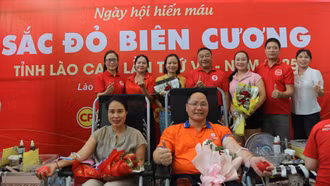 Ngày hội hiến máu "Sắc đỏ biên cương" tỉnh Lào Cai lần thứ VII năm 2025