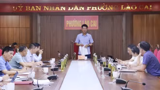 Phó Chủ tịch UBND tỉnh Nguyễn Thế Phước làm việc với một số địa phương về công tác giải phóng mặt bằng dự án đường sắt Lào Cai – Hà Nội – Hải Phòng