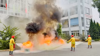 Diễn tập phương án chữa cháy và cứu nạn, cứu hộ tại bệnh viện