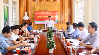Đoàn giám sát của Ban Thường vụ Tỉnh ủy làm việc với Đảng ủy xã Ngũ Chỉ Sơn và Bảo Yên