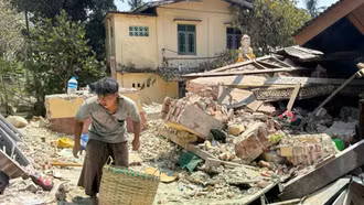 Myanmar: Tiếp tục xảy ra dư chấn lớn, thêm gần 100 người thiệt mạng