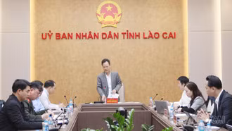Rà soát công tác tổ chức Chương trình Giao lưu văn nghệ chào Xuân qua biên giới và Liên hoan Nhân dân biên giới Lào Cai (Việt Nam) – Hồng Hà (Trung Quốc) năm 2026