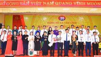 Đại hội Đảng bộ xã Tân Lĩnh, Quy Mông và phường Cầu Thia 