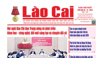 Báo Lào Cai Thường kỳ số 112 ra ngày 26/12/2025