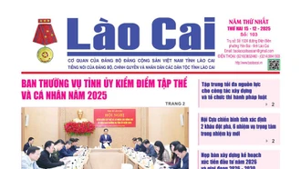 Báo Lào Cai Thường kỳ số 103 ra ngày 15/12/2025