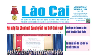 Báo Lào Cai Thường kỳ số 115 ra ngày 31/12/2025