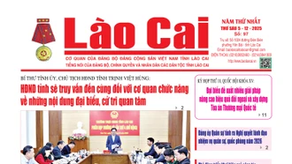Báo Lào Cai Thường kỳ số 97 ra ngày 5/12/2025